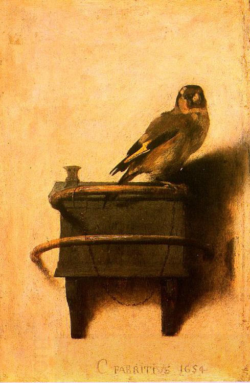 Carel Fabritus The Goldfinch China oil painting art